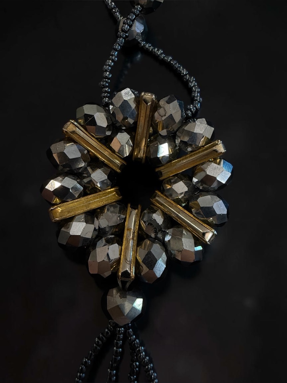 Vintage Runway Statement Necklace - Unsigned Jose & Maria Barrera Attribution - - Picture 11 of 16